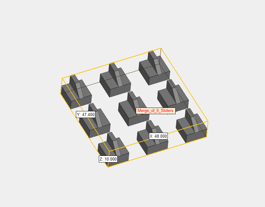 Multi-part STL with merged parts